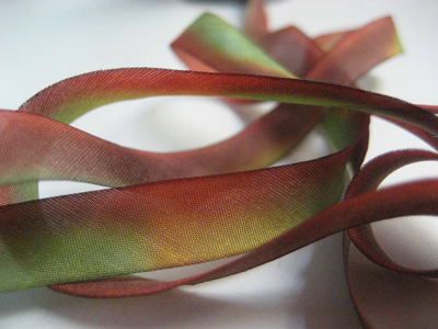 Hanah Hand-dyed Silk Ribbon, 7/16" — Italian Wall MAIN