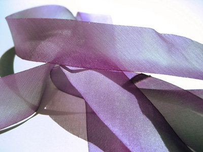 Hanah Hand-dyed Silk Ribbon, 7/16" — Ophelia MAIN