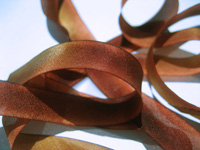 Hanah Hand-dyed Silk Ribbon, 5/8" — Tuscany THUMBNAIL
