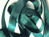 Woven Edge Rayon Ribbon, 1/2" - Carafe Green THUMBNAIL