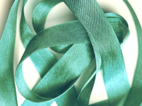 Woven Edge Rayon Ribbon, 1/2" - Gem Green THUMBNAIL
