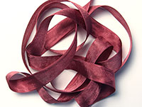 Woven Edge Rayon Ribbon, 1/2" - Bordeaux Wine THUMBNAIL