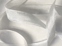Woven Edge Rayon Ribbon, 1/2" - Chalk White THUMBNAIL