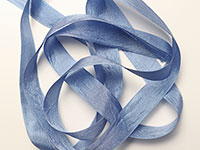 Woven Edge Rayon Ribbon, 1/2" - Blue Jay THUMBNAIL