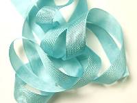 Woven Edge Rayon Ribbon, 1/2" - Elegant Peacock THUMBNAIL