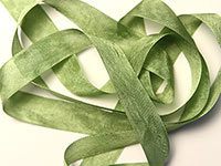 Woven Edge Rayon Ribbon, 1/2" - Moss Green THUMBNAIL