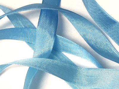 Woven Edge Rayon Ribbon, 1/2" - Royal Peacock MAIN