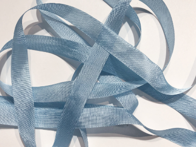 Woven Edge Rayon Ribbon, 1/2" - Sky Blue MAIN