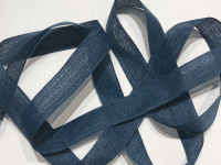 Woven Edge Rayon Ribbon, 1/2" - Soldier Blue THUMBNAIL