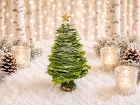 Kids’ Stacked Christmas Tree from a Paperback Book THUMBNAIL