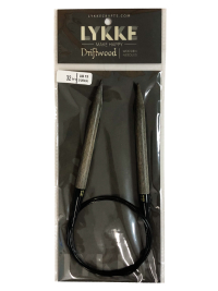 Lykke Driftwood Wooden Fixed Circular Knitting Needles — 32 inch length, size US 13 (9.00mm) THUMBNAIL