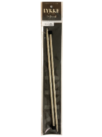 Lykke Driftwood Wooden Straight Needles — 10 inch length, size US 9 (5.50mm) THUMBNAIL