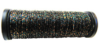 Kreinik #8 Braid - 5008 Black/Copper/Turquoise THUMBNAIL