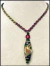 Lampworked Pendant Necklace by Piecemakers SWATCH