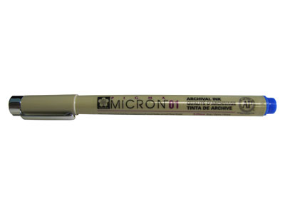 Pigma Micron 01 Blue MAIN