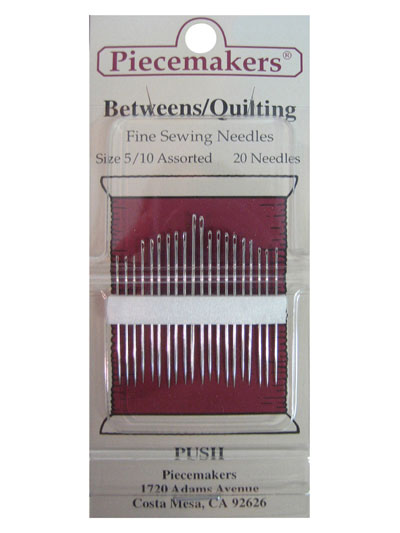 Piecemakers Betweens/Quilting Needles Size 5/10 Assorted MAIN