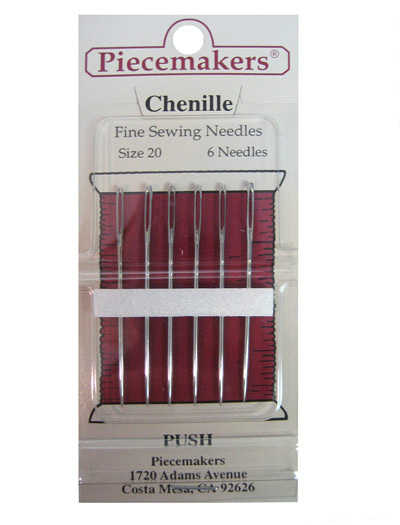 Piecemakers Chenille Needles Size 20 MAIN