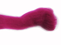 Merino  Wool Roving - Majenta THUMBNAIL