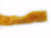 Merino Wool Roving - Tangerine THUMBNAIL