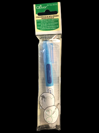 Clover Chacopen with Eraser (Water Erasable) – Blue MAIN