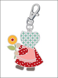Lori Holt - Enamel Happy Charm "Sunbonnet Sue" THUMBNAIL