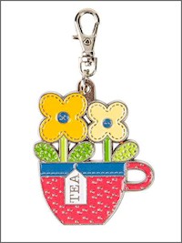 Lori Holt - Enamel Happy Charm "Teacup" THUMBNAIL