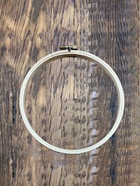 Embroidery Hoop – round, wood 6" THUMBNAIL