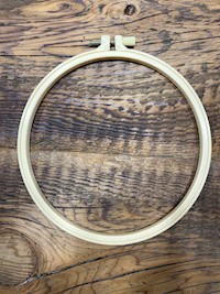 Embroidery Hoop - round, plastic 8" THUMBNAIL