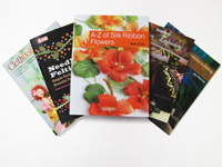 Books for Quilting, Embroidery, Ribbon Work, Sewing, Doll Making & More