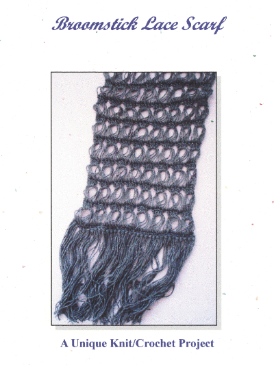 Broomstick Lace Scarf – A Unique Knit/Crochet Project by Sheilah Cleary MAIN