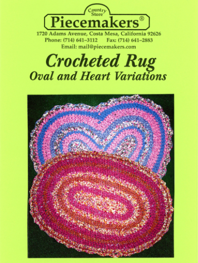 Crocheted Oval/Heart Rug (revised) MAIN