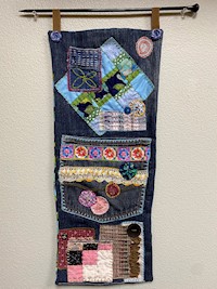 Crazy Legs Wall-pockets "Quilt Stash" THUMBNAIL