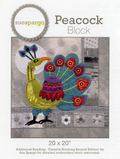 Peacock Block by Sue Spargo MAIN