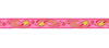 Pink/Lime Paisley Woven Trim - # 5-12 col. 4 Pk & green SWATCH