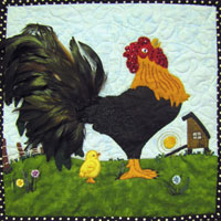 Cock-a-doodle-do Pattern THUMBNAIL