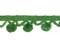 Vintage Pom Pom Trim – Bright Green THUMBNAIL