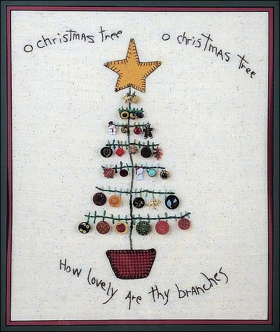 Primitive Button Tree by Piecemakers LARGE