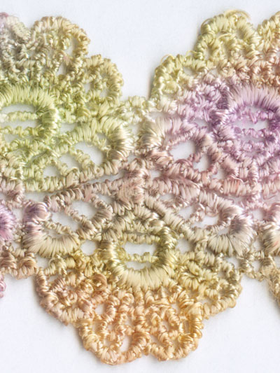 Lace FF - Purple, Green, Peach MAIN