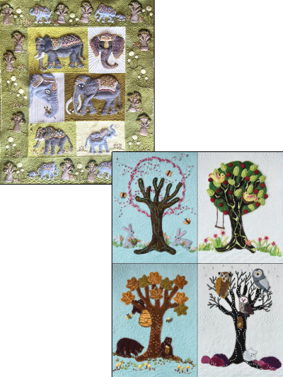 Wool Applique and Embroidery Blocks-of-the-Month with Mama Lohde MAIN