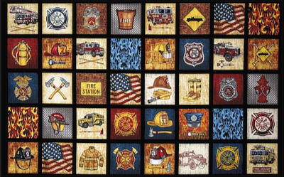 QT Fabrics "5 Alarm" 1649-26290-J – Firefighter Panel MAIN