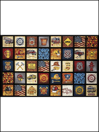 QT Fabrics "5 Alarm" 1649-26290-J – Firefighter Panel THUMBNAIL