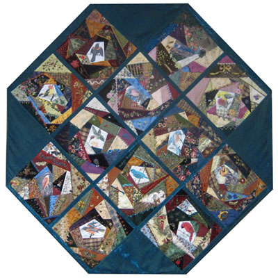 Crazy Patch Birds Wallhanging  *SALE MAIN