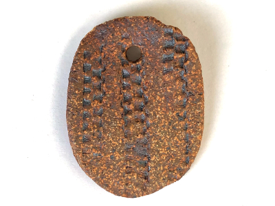 Raku Pendant Bead #1 MAIN