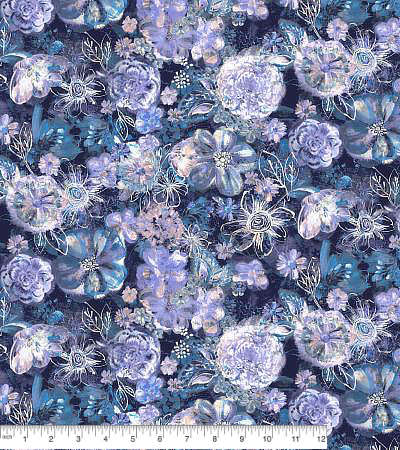 RJR Bouquet RJ2201-NA1D - Floral Eclipse - Navy MAIN