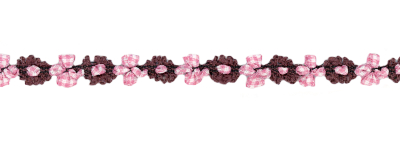 Pink and Dark Brown Rococo MAIN