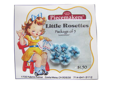 Little Rosettes by Piecemakers (5 per card) — C MAIN