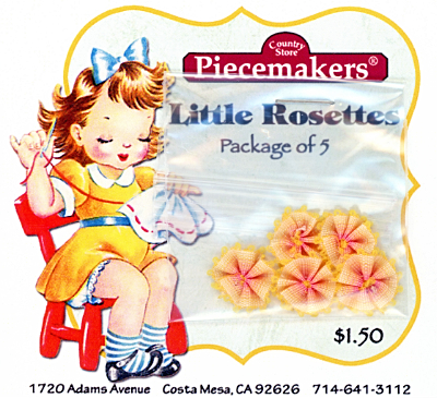 Little Rosettes by Piecemakers (5 per card) — K MAIN