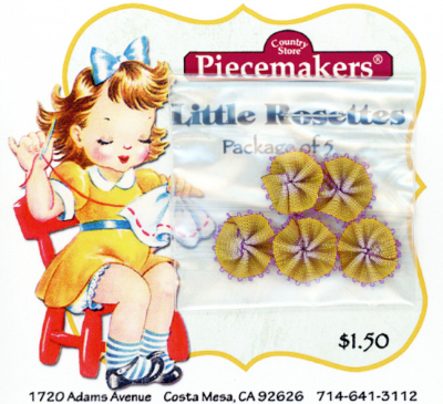 Little Rosettes by Piecemakers (5 per card) — O MAIN