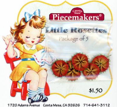 Little Rosettes by Piecemakers (5 per card) — P MAIN