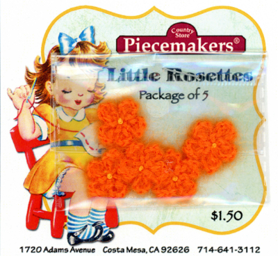 Little Rosettes by Piecemakers (5 per card) — S MAIN